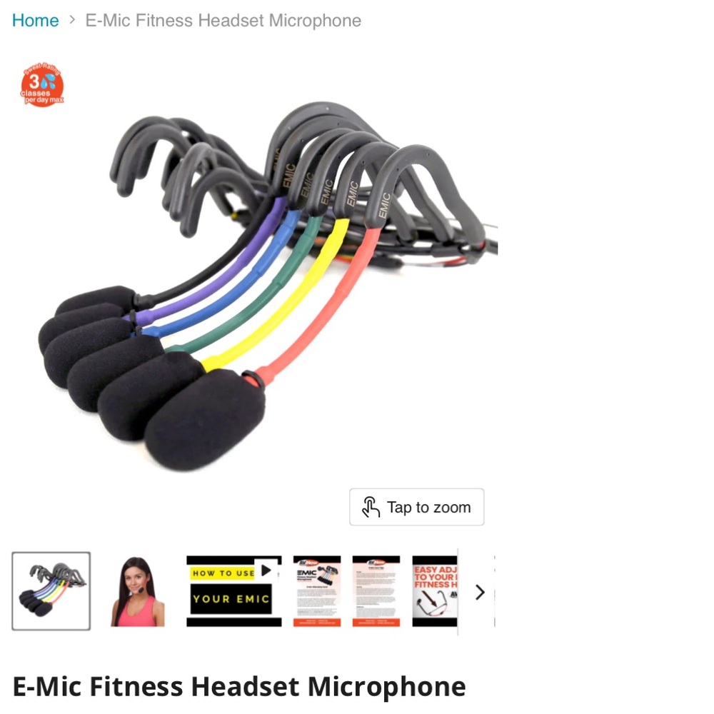 AV NOW Fitness Headset Microphone - Yellow-Color